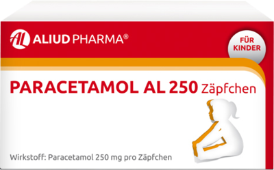 PARACETAMOL AL 250 Kleinkindersuppositorien